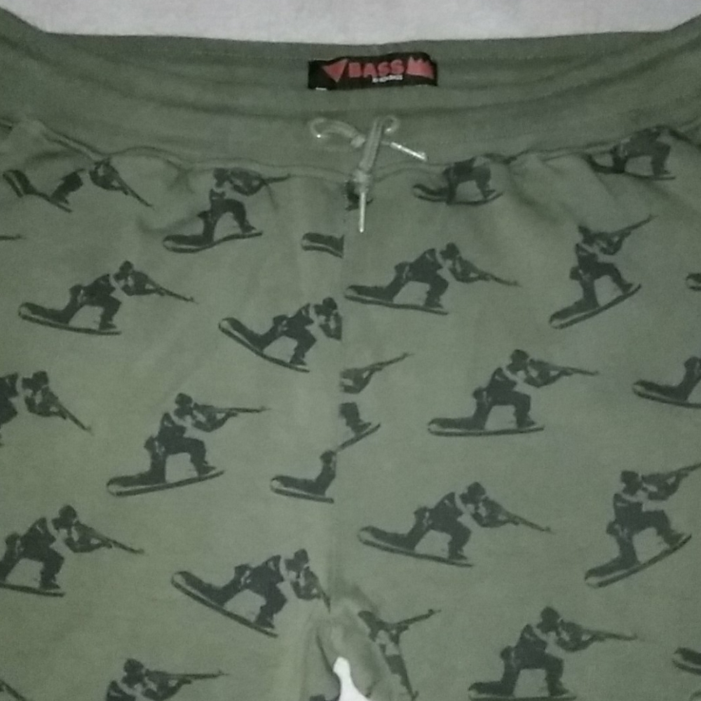 Bass by Ron Bass art of war joggers cammo fatigue